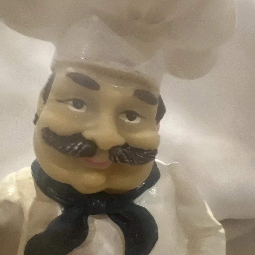 Vintage Polyresin Figurine Chef Kitchen Collectibles‎ Italian